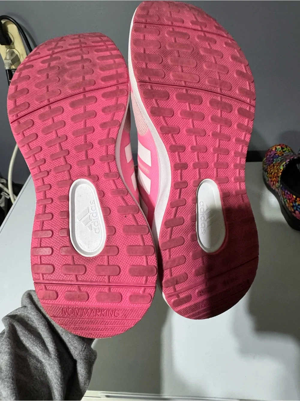 adidas Pink and Hot Pink Women's Athletic Sneakers